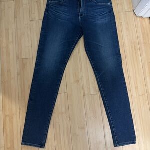 AG Adriano Goldschmied Dark Blue Farrah Skinny Jeans